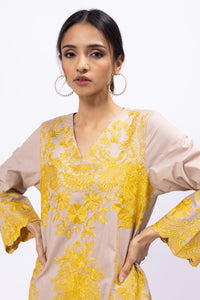 KHAADI | EMBROIDERED SUIT 3 PIECE