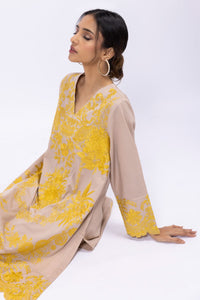 KHAADI | EMBROIDERED SUIT 3 PIECE