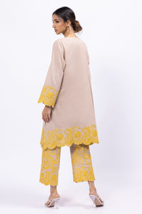 KHAADI | EMBROIDERED SUIT 3 PIECE