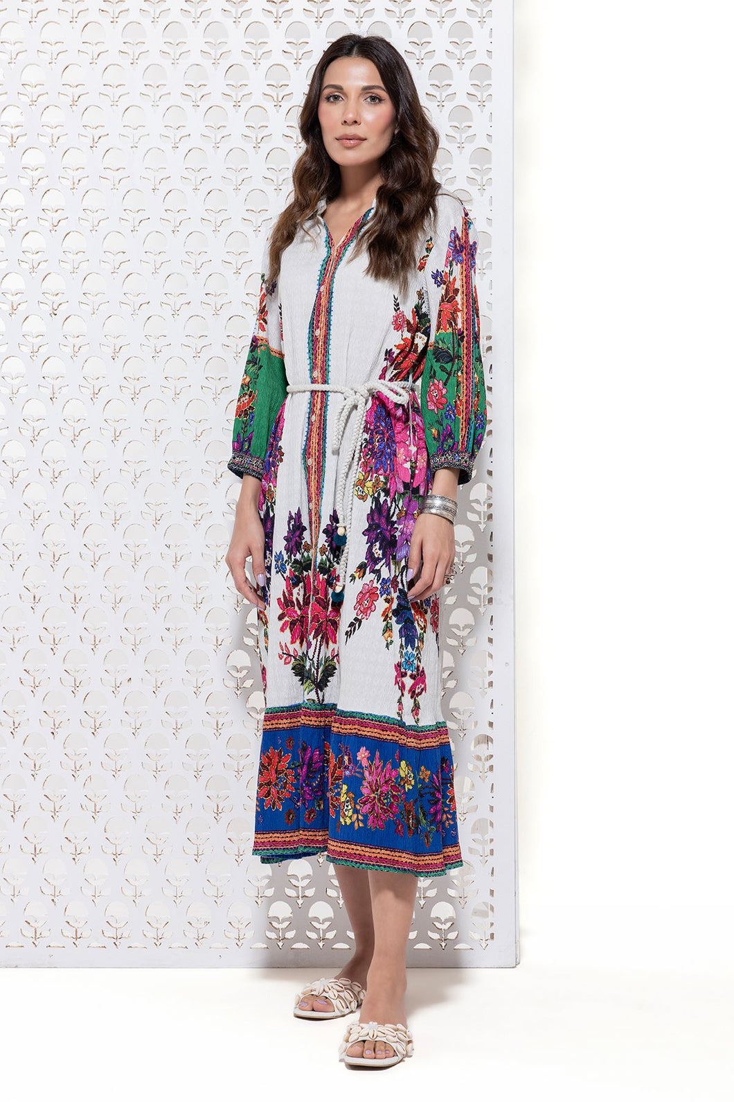 KHAADI | PRINTED MAXI DRESS