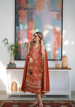 Load image into Gallery viewer, ZAIB | LUXURY LAWN X EID 24 | RUST