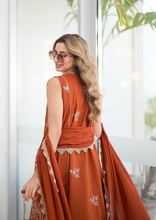 Load image into Gallery viewer, ZAIB | LUXURY LAWN X EID 24 | RUST