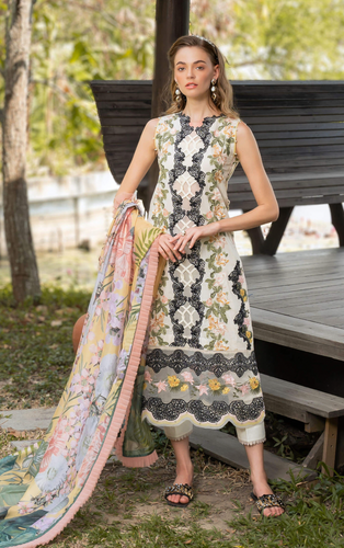 ASIFA NABEEL | ROSEMARY & RUFFLES LUXURY LAWN 24 | MYSTIQUE