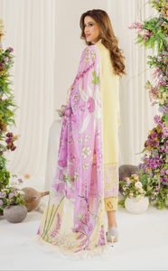 ASIFA NABEEL | PRETTY IN PINK LUXURY LAWN 24 | VERSAILIA