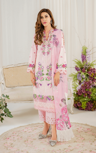 ASIFA NABEEL | PRETTY IN PINK LUXURY LAWN 24 | SEDUM