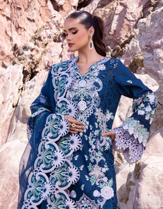 AKBAR ASLAM | LUXURY LAWN 24 | BLUE BELL