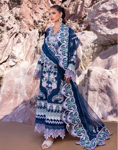 AKBAR ASLAM | LUXURY LAWN 24 | BLUE BELL