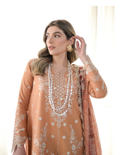 Load image into Gallery viewer, ZAIB | LUXURY LAWN V 2 | PEACH SAND