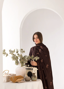 SOBIA NAZIR | WINTER SHAWL 24 | DESIGN 2B