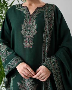 ZAIB | KARANDI | EMERALD GREEN