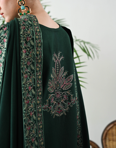 ZAIB | KARANDI | EMERALD GREEN