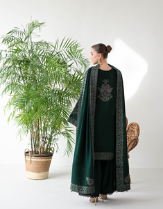 ZAIB | KARANDI | EMERALD GREEN