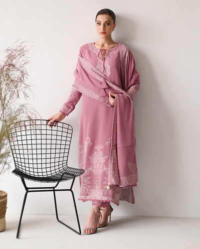 ZAIB | KARANDI | PASTEL PINK