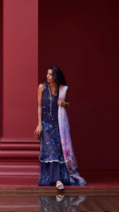 FARAH TALIB AZIZ | SUAY LAWN 24 | IZEA BLUE